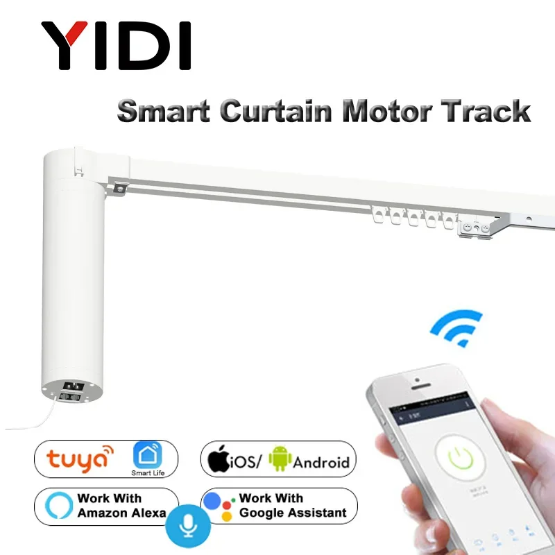 Özelleştirilmiş Wifi Akıllı Ot - Motorized Curtain Track Wifi incelemesi ve fiyatı