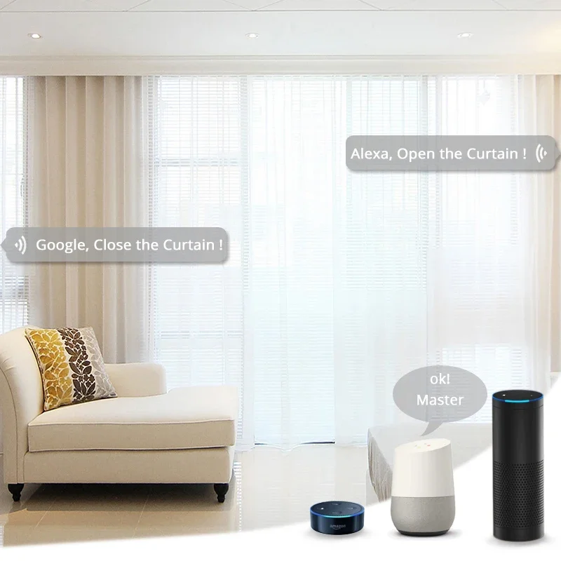 Özelleştirilmiş Wifi Akıllı Ot - Motorized Curtain Track Wifi incelemesi ve fiyatı