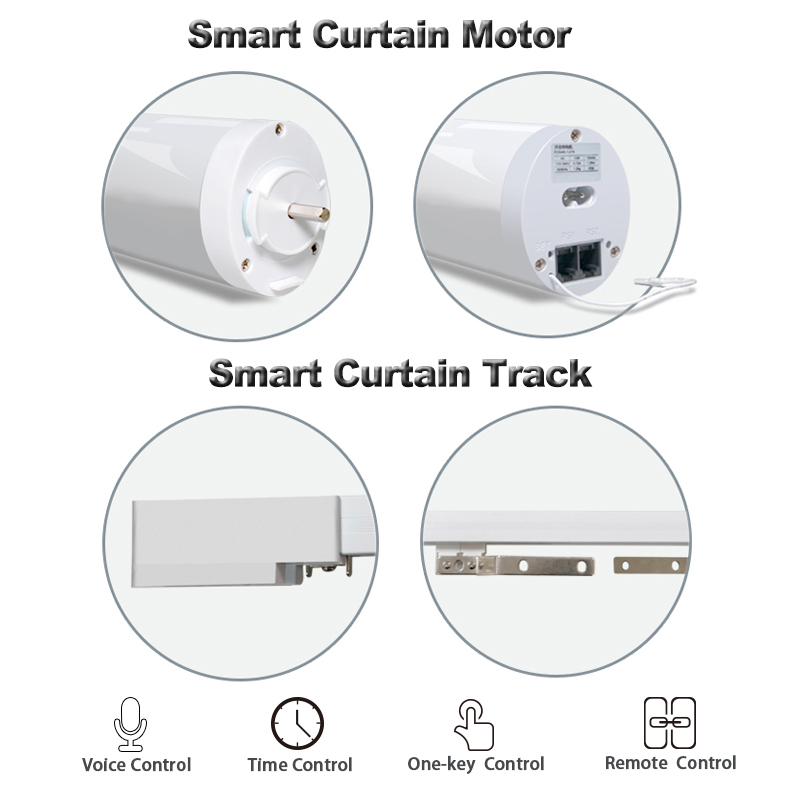 Özelleştirilmiş Wifi Akıllı Ot - Motorized Curtain Track Wifi incelemesi ve fiyatı