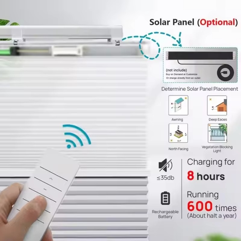 Kablosuz, Motorlu, Gündüz ve G - Motorized Vertical Blind incelemesi ve fiyatı