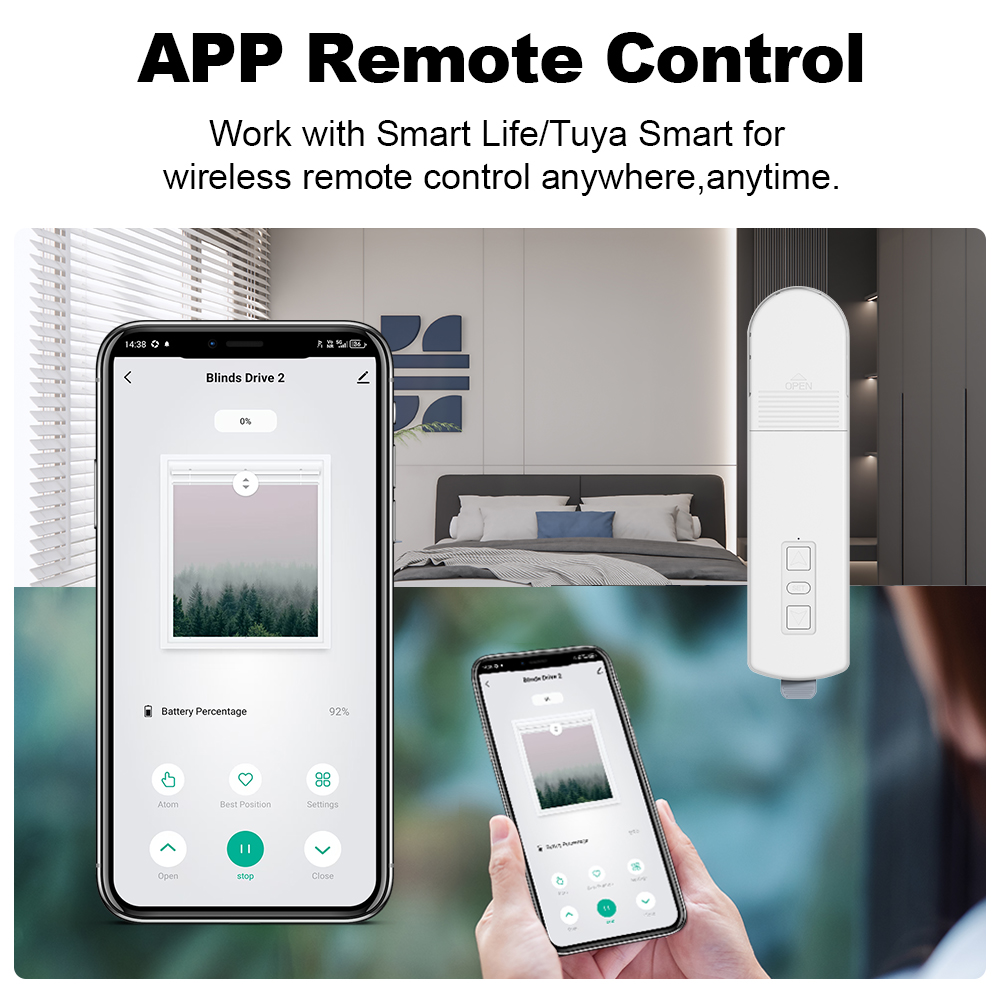 MANHOT WiFi/Zigbee Akıllı Stor - Motorized Roller Blind Wifi incelemesi ve fiyatı