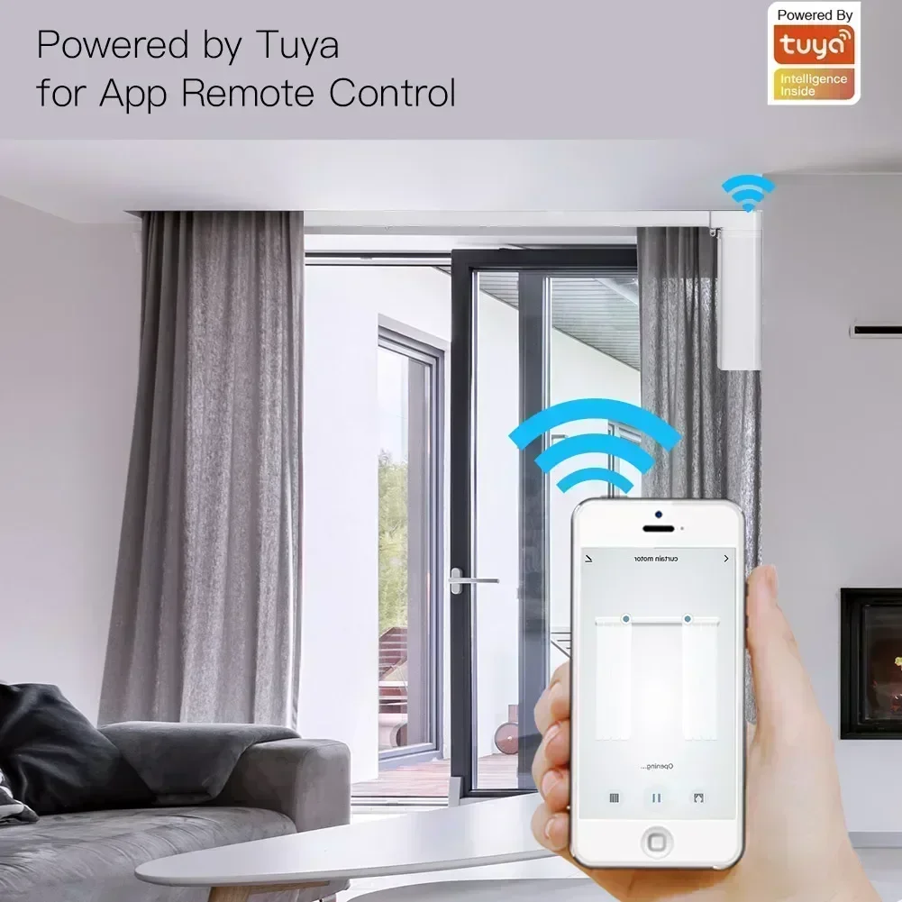 MOES WiFi/ZigBee elektrikli pe - Motorized Curtain Track Wifi incelemesi ve fiyatı