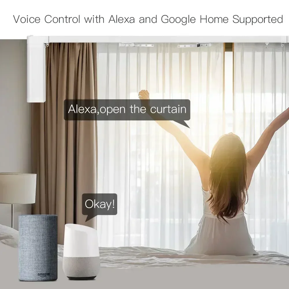 MOES WiFi/ZigBee elektrikli pe - Motorized Curtain Track Wifi incelemesi ve fiyatı
