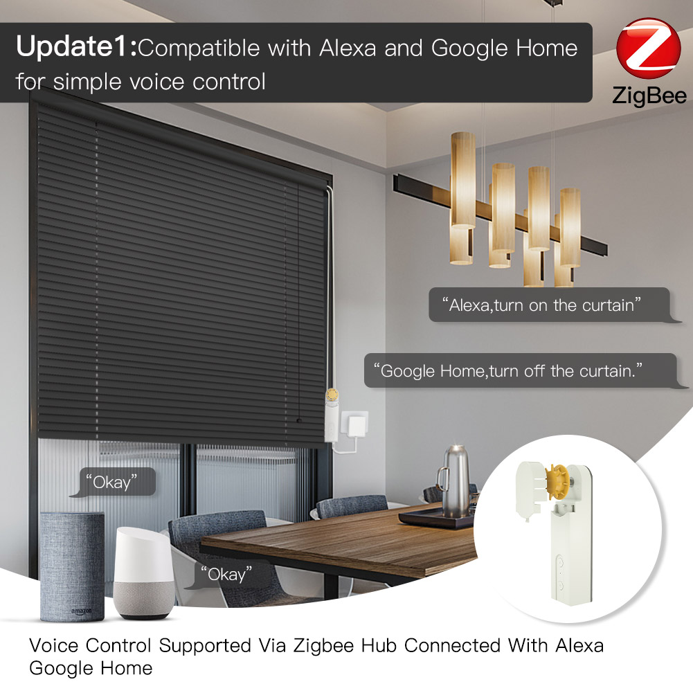 MOES Zigbee2MQTT Akıllı Kendin - Smart Curtain Motor Zigbee incelemesi ve fiyatı